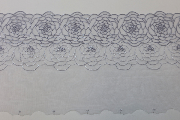 One Side Scalloped Fabric Trim For  BW21183C